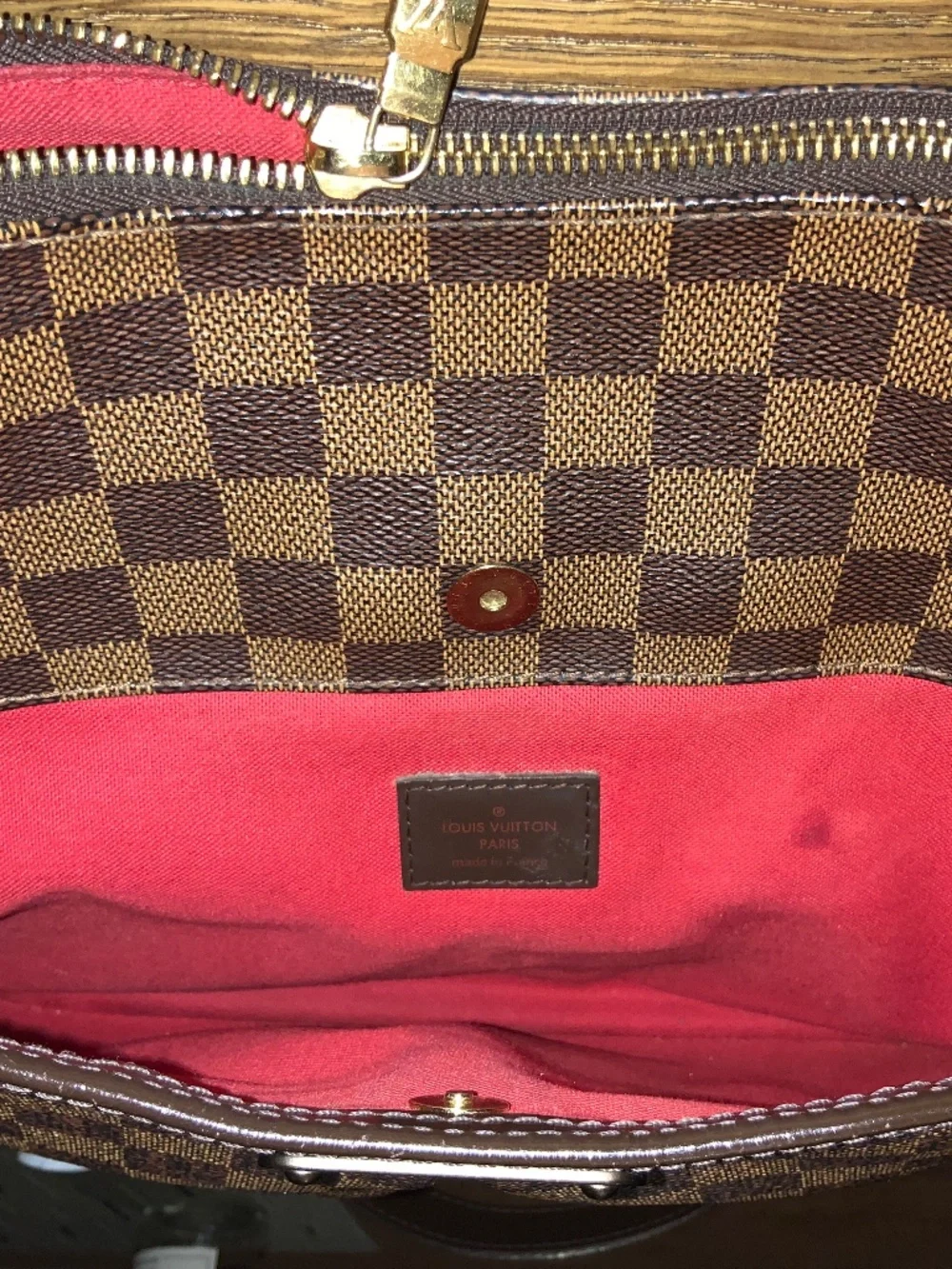 Louis Vuitton Bloomsbury PM Damier Ebene Crossbody Bag